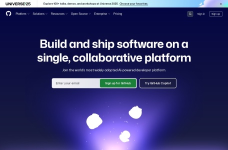 GitHub · Build and ship software on a single