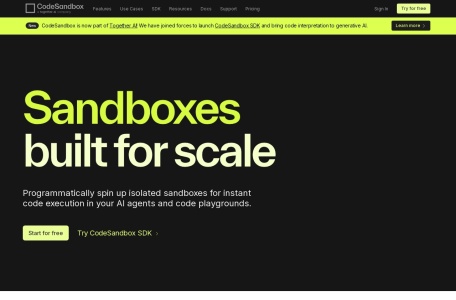 CodeSandbox: Instant Cloud Development Environments