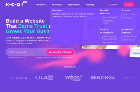 Hocoos AI Website Builder