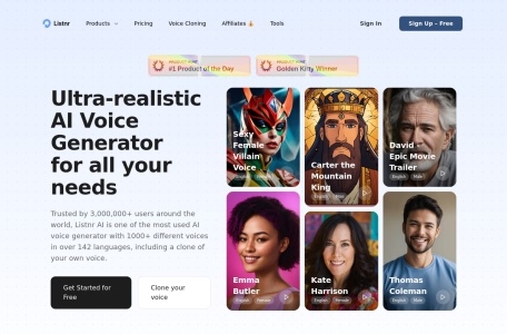 #1 Free AI Voice Generator